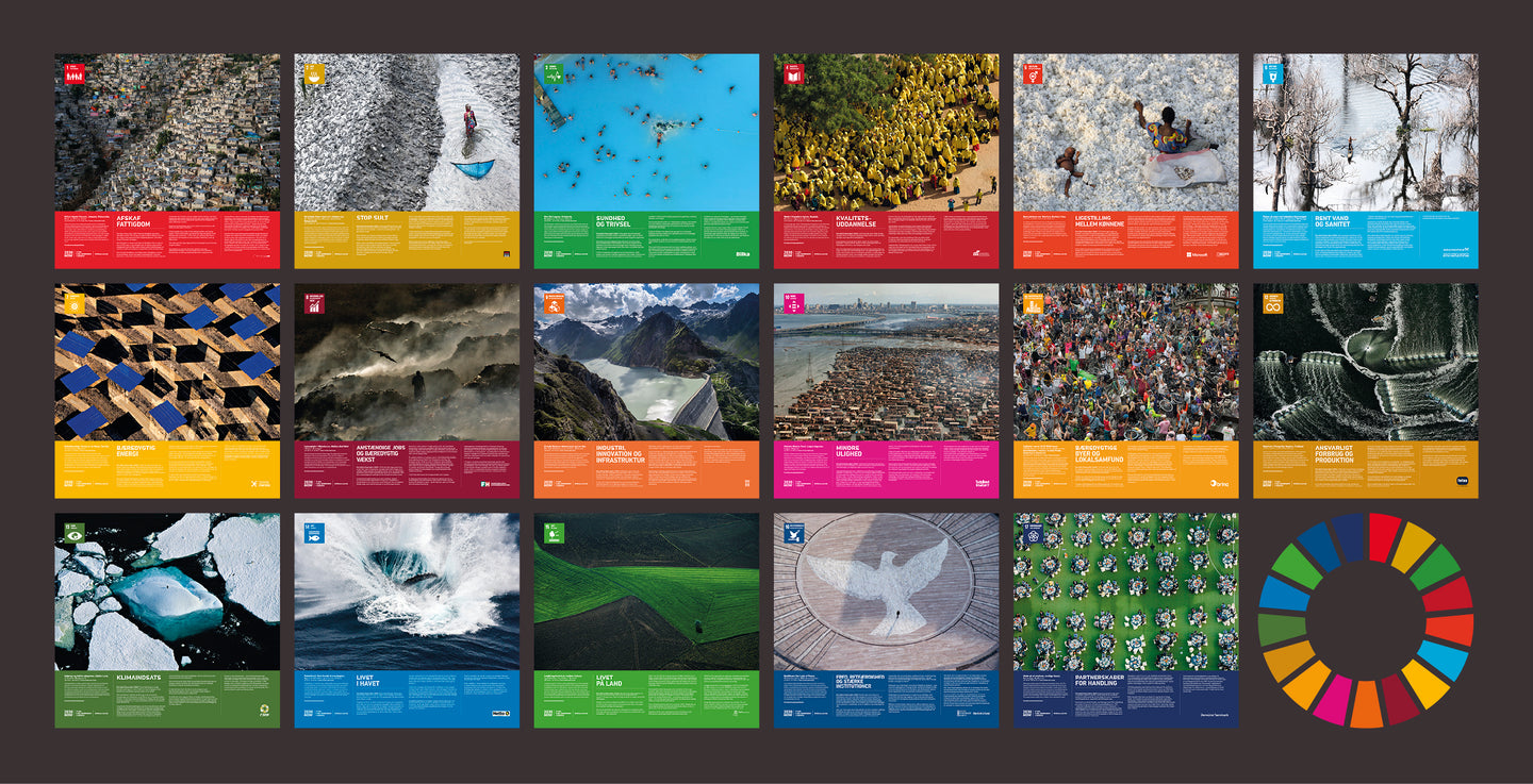 2030 NOW - VERDENSMÅL PÅ  PLAKATEN